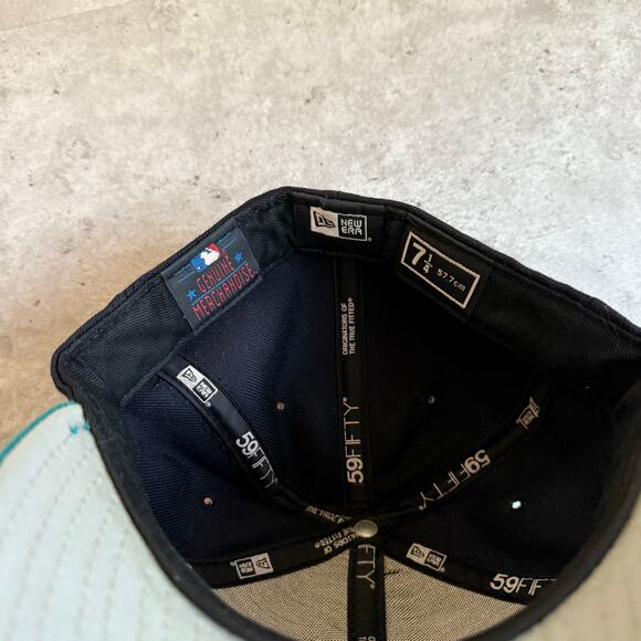 Seattle Mariners new era fitted hat size 71/4 mlb baseball cap - Picture 2 of 5